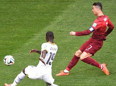 kết quả tỉ số trận đấu Bồ Đào Nha - Ghana World Cup 2014