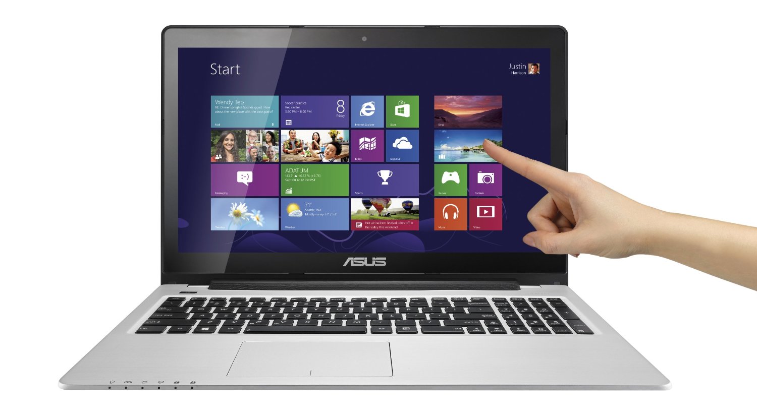 Asus Vivobook S550CA là mẫu laptop màn hình cảm ứng nhanh chóng và tiện lợi