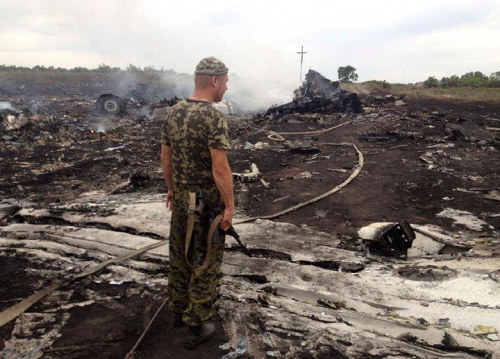 hiện trường vụ tai nạn MH17