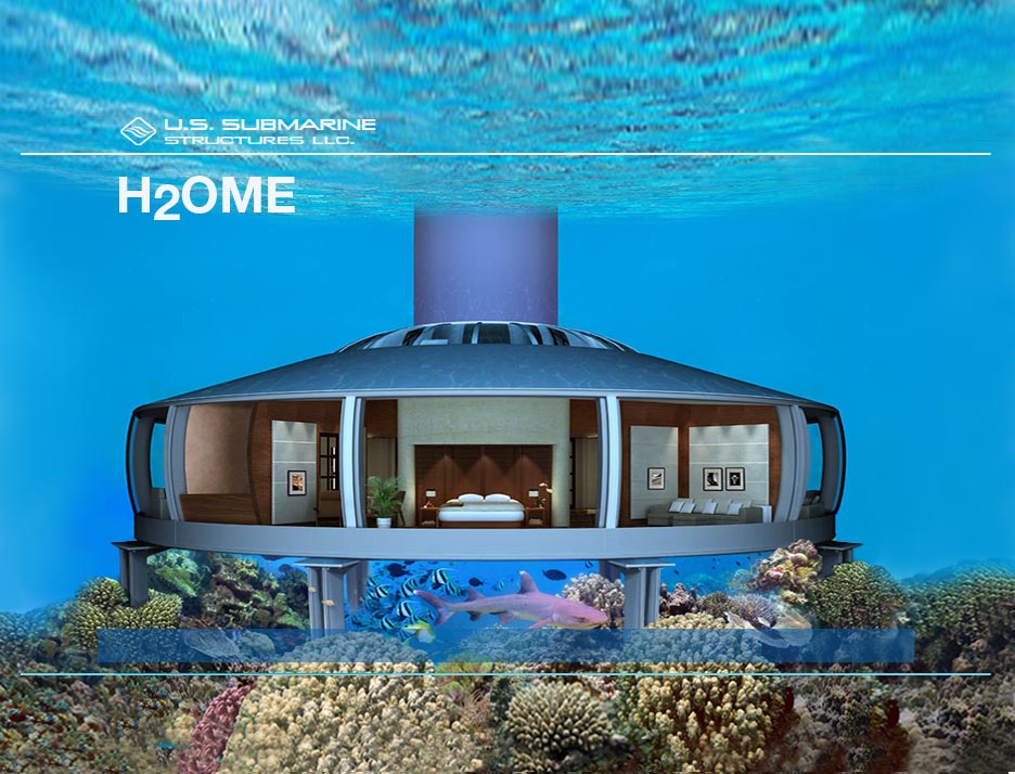 Nhà dưới nước H2OME độc đáo 