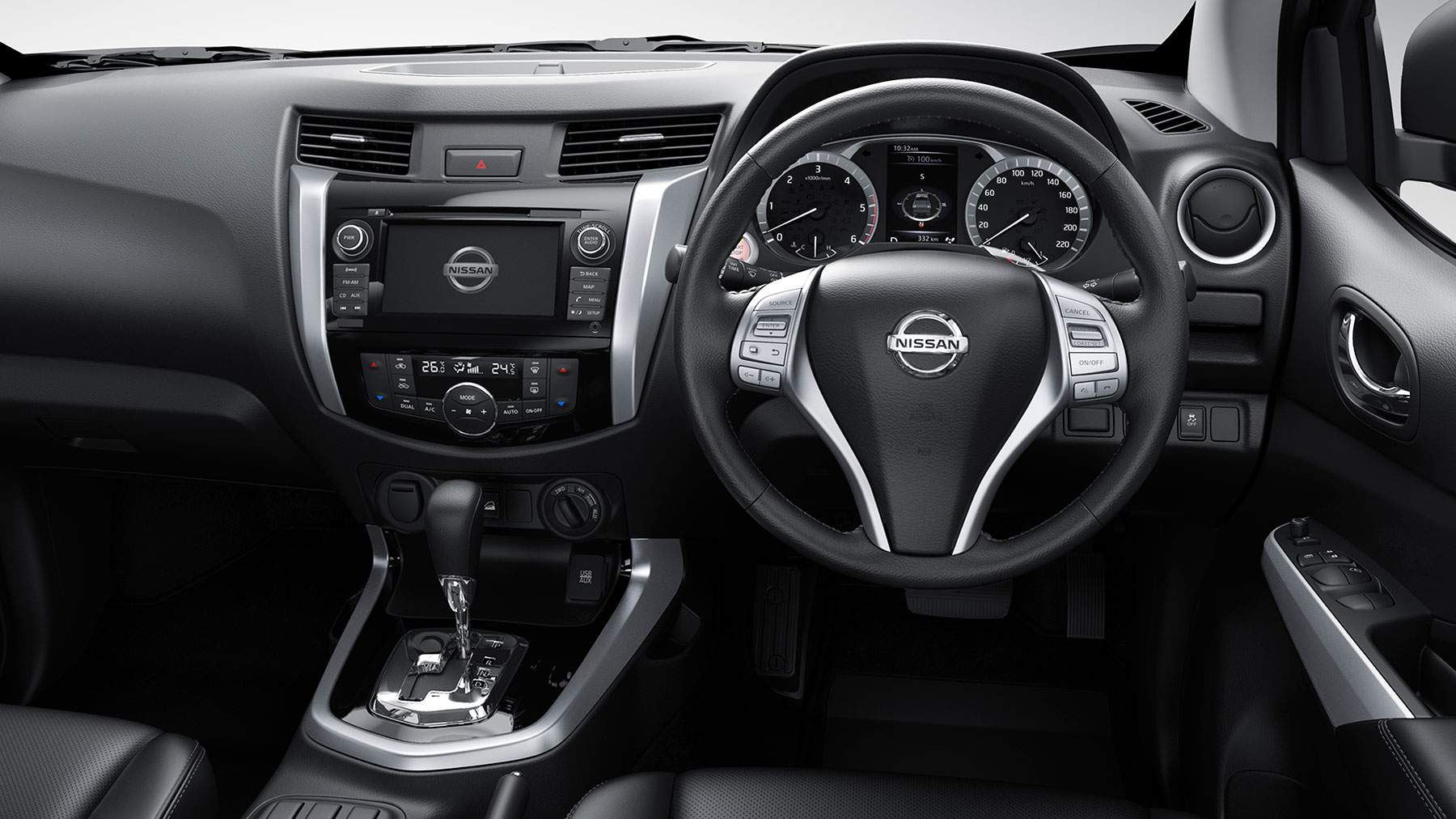 Ô tô Nissan Navara mới đã trau chuốt về các trang bị nội thất khá nhiều