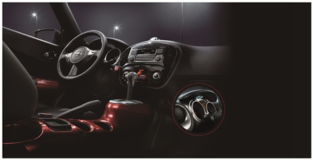 Mẫu ô tô giá rẻ Nissan Juke 2015 được trang bị nội thất hiện đại, cải tiến