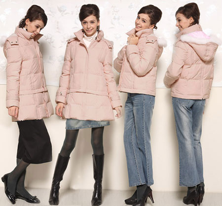Áo phao sáng màu là một xu hướng quần áo mùa đông 2014 nổi bật