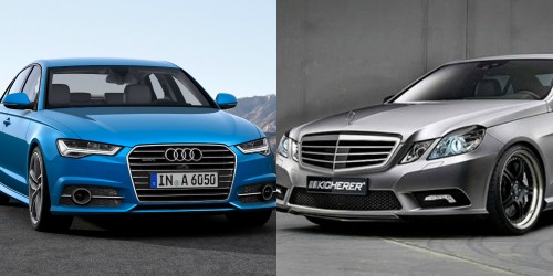 So sánh ô tô Audi A6 và Mercedes-Benz E350 đều là những đối thủ xứng tầm trong dòng xe sang