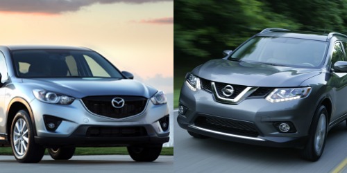 Khi so sánh xe ô tô, Mazda CX-5 và Nissan Rogue là hai trong số những lựa chọn hàng đầu trong phân khúc Crossover năm 2014