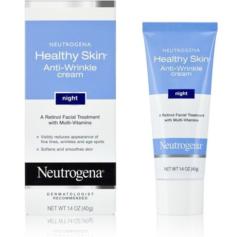 Kem dưỡng ẩm ban đêm chống nhăn của Neutrogena dòng Healthy Skin được chiết xuất Retinol, là một trong những sản phẩm hàng đầu về chăm sóc da được các chuyên gia tin dùng. Ảnh minh họa  Công dụng: Với công thức độc quyền của Neutrogena chứa Retinol, Vitamin A tinh khiết, giúp da bạn luôn tươi trẻ