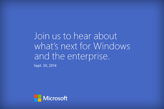 Thư mời của Microsoft cho sự kiện sắp tới đây