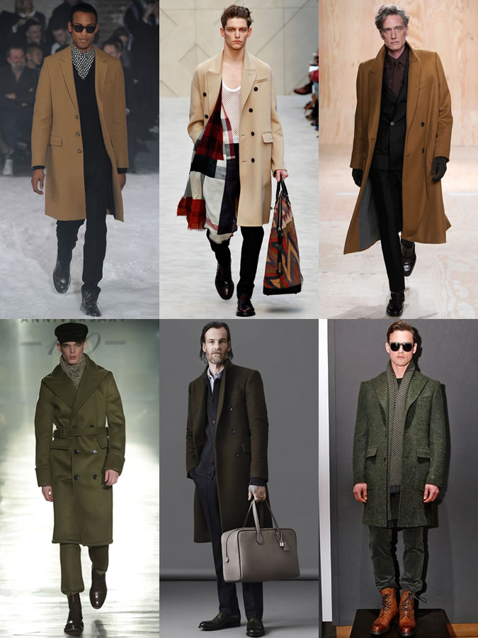 Thời trang nam thu đông 2014 nổi bật với áo khoác dáng dài. Ảnh minh họa