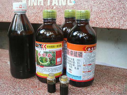 Việt Nam nhập khẩu lượng lớn thuốc trừ sâu và nguyên liệu từ Trung Quốc