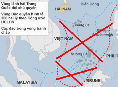 Tòa án quốc tế yêu cầu Trung Quốc trả lời về tình hình Biển Đông