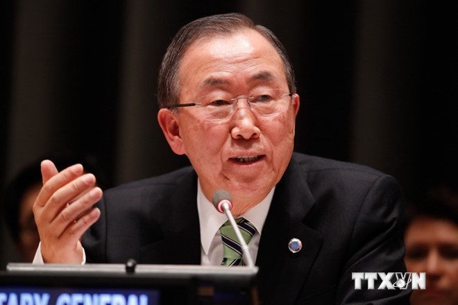 Tổng thư ký Liên hợp quốc Ban Ki Moon quan tâm đến tình hình Biển Đông