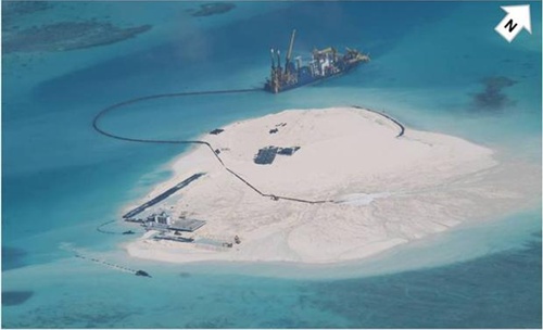 Tình hình Biển Đông ngày 11/9: Hoạt động cải tạo đất phi pháp của Trung Quốc trên bãi Gạc Ma