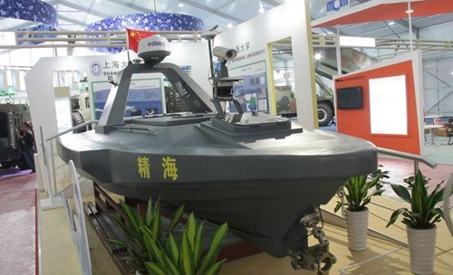 Tàu mặt nước không người lái Tinh Hải của Trung Quốc triển khai ở Biển Đông