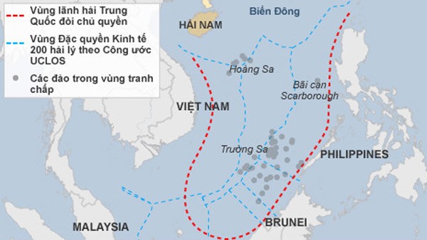 Trung Quốc tiếp tục “nhận vơ” chủ quyền trên Biển Đông