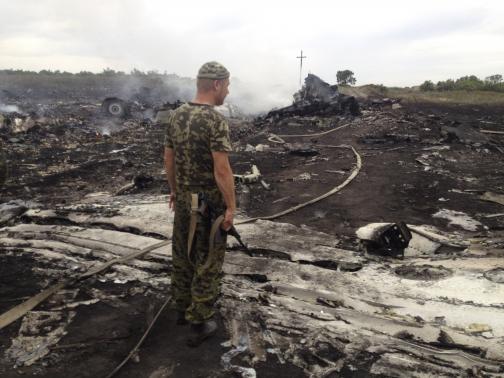 hiện trường Máy bay MH17 bị bắn rơi