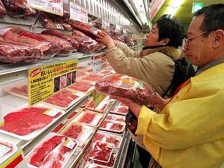 Thịt nhập khẩu, đông lạnh bị tiêu hủy vì nhiễm độc chất tăng trọng