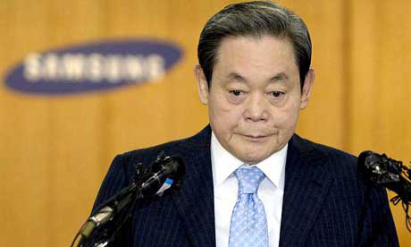 Chủ tịch Tập đoàn Samsung Lee Kun Hee trở thành tỷ phú Hàn Quốc nhờ thừa kế tài sản từ cha mình