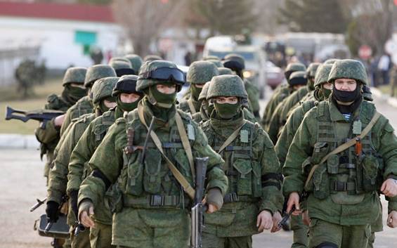 các binh sĩ đặc nhiệm Nga tại Crimea
