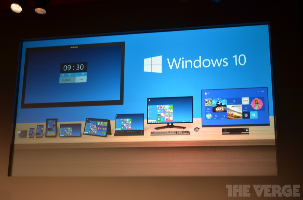 Windows 10 sẽ chạy được trên tất cả các loại thiết bị