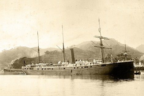 Xác tàu đắm của con tàu SS City of Rio de Janerio bị vùi sâu dưới lớp bùn