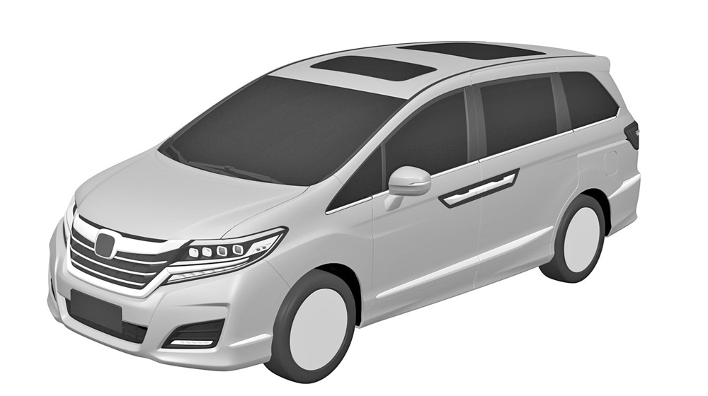 Bản phác thảo Honda Odyssey 2017 dành cho thị trường Mỹ.