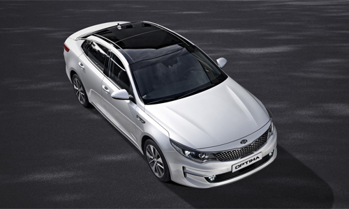 Xe Kia Optima Hybrid 2016 sở hữu diện mạo ưa nhìn hơn