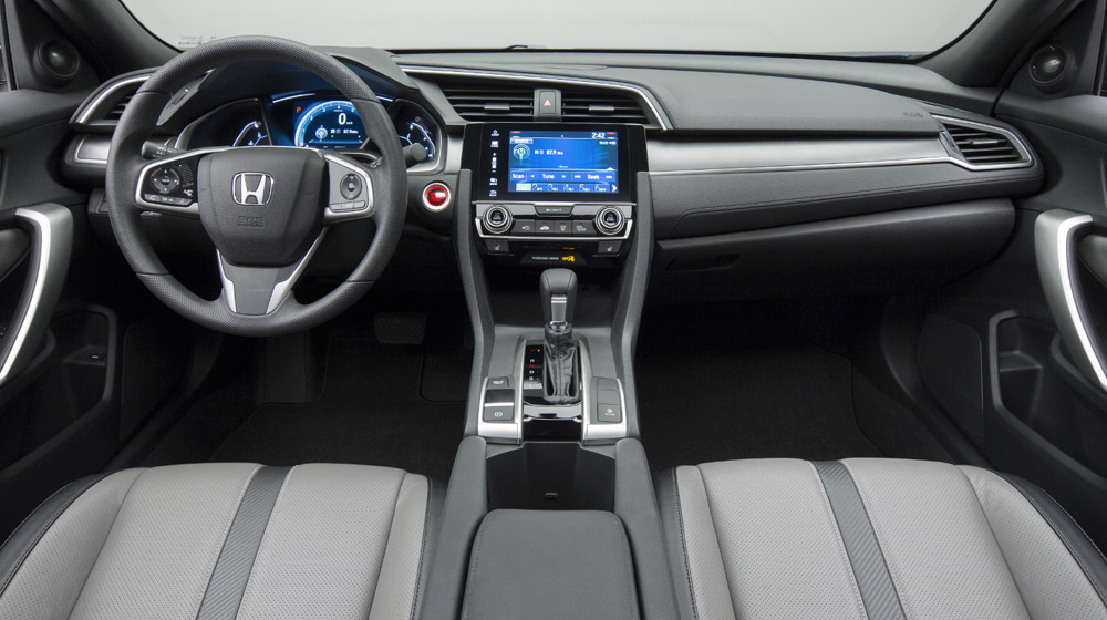 Honda Civic Coupe 2016 tăng thêm không gian nội thất 