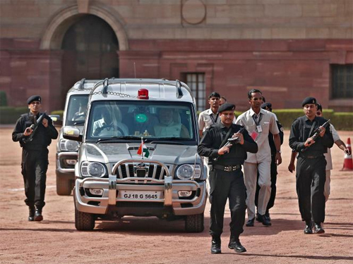 Xe của nguyên thủ Ấn Độ Narendra Modi. Ảnh minh họa