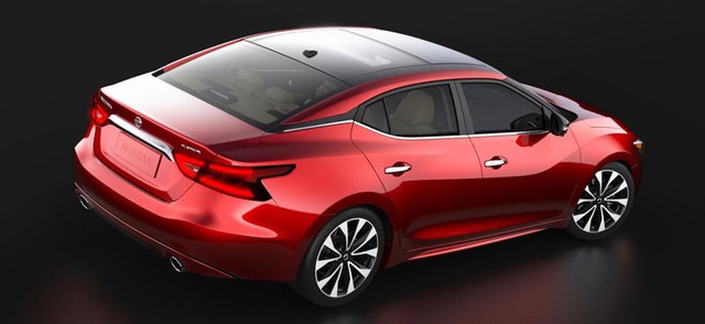 Hiện tại Nissan mới chỉ cung cấp hai hình ảnh về phiên bản xe ô tô mới Maxima 2016