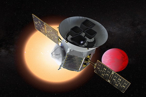  Hình minh họa kính viễn vọng của TESS: Ảnh: NASA-GSFC