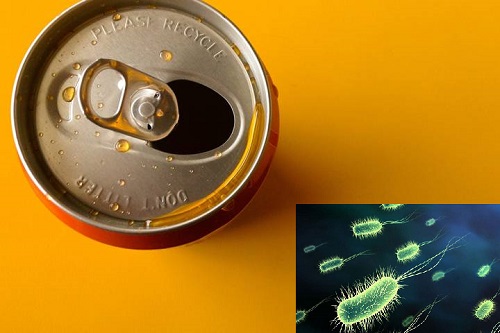  Uống bia bằng lon rất có thể nhiễm vi khuẩn. 