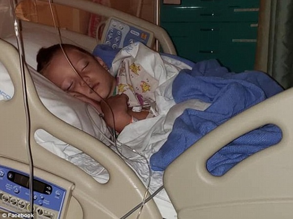 Cậu bé 6 tuổi bị sưng não và động kinh sau khi bị nhiễm virut hiếm do muỗi cắn