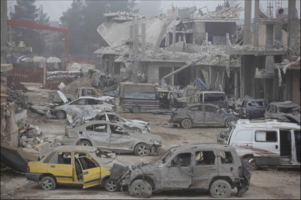 Kobani tan hoang vì bom đạn sau cuộc giao tranh với khủng bố IS