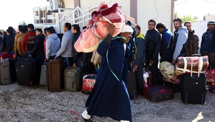 Người dân Ai Cập rời khỏi Libya