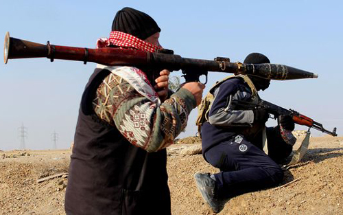Các tay súng thuộc tổ chức Nhà nước Hồi giáo tự xưng (IS)