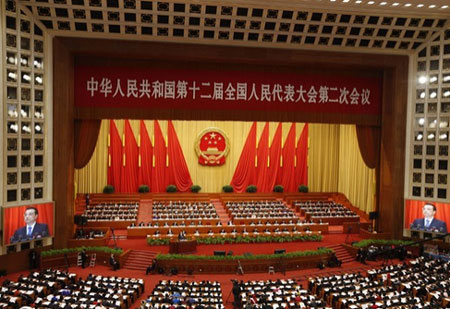 Một kỳ họp quốc hội Trung Quốc