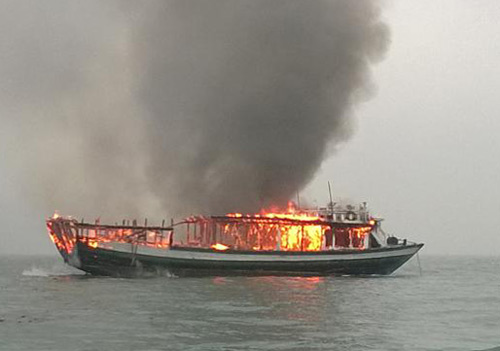 Cháy tàu trên vịnh Hạ Long vẫn là rõ nguyên nhân là tin tức mới cập nhật 24h hôm nay