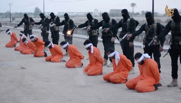 9 'gián điệp' mà khủng bố IS xử tử trong video mà họ tung lên mạng vào ngày 14/3