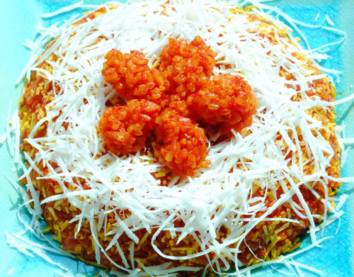 Cách nấu xôi gấc đỏ tươi, dẻo mềm với các bước rất đơn giản Cách nấu xôi gấc đỏ tươi, dẻo mềm với các bước rất đơn giản