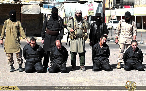 Khủng bố IS chuẩn bị hành quyết 4 nam giới bị kết tội làm gián điệp