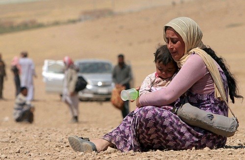 Người Yazidi trốn chạy khỏi phiến quân Hồi giáo