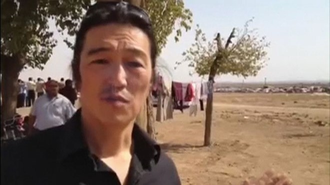 Phóng viên Nhật Bản Kenji Goto đang bị khủng bố IS giam giữ