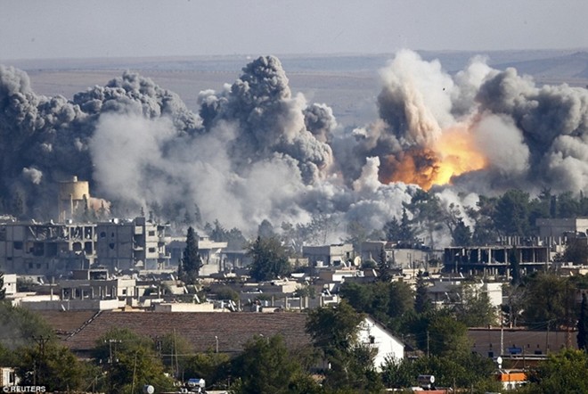 Một vụ không kích của Mỹ nhằm vào khu vực IS chiếm quyền kiểm soát