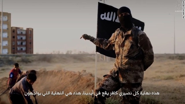 Hình ảnh từ một video chiêu mộ và tuyên truyền của khủng bố IS