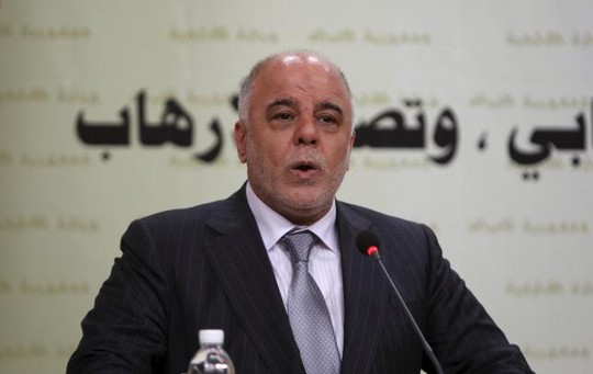 Thủ tướng Iraq Haidar al-Abadi tìm kiếm sự hỗ trợ vũ khí từ Mỹ