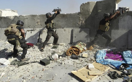 Đặc nhiệm Iraq đáp trả đợt tấn công của phiến quân IS tại thành phố Ramadi