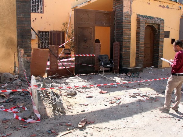 Hiện trường một vụ tấn công đại sứ quán ở Libya