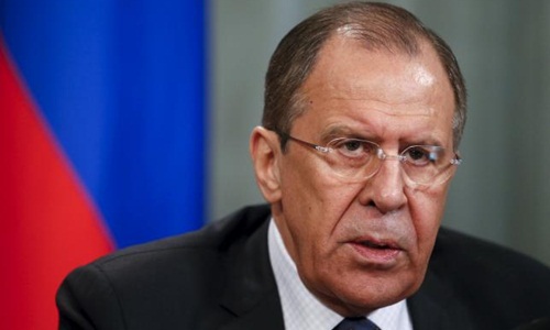 Ngoại trưởng Nga Sergei Lavrov hôm 7/4 xuất hiện trong một cuộc họp báo