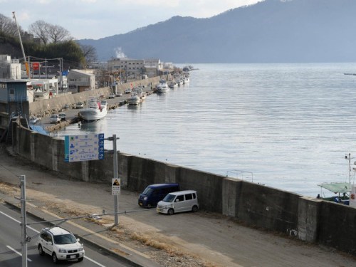 Khu vực bờ biển ở thành phố Miyako, tỉnh Iwate