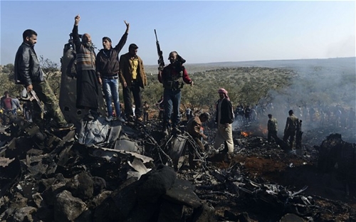 Tin tức về tình hình chiến sự Syria mới nhất ngày 6/11/2015 cho biết phe nổi dậy bắn rơi máy bay của quân đội Syria 